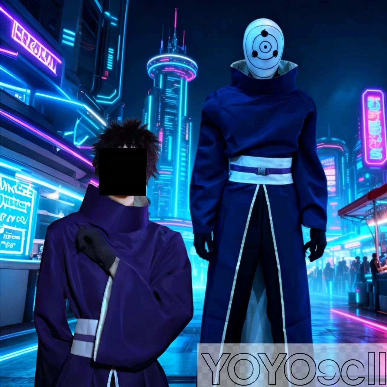 Anime Cosplay Obito - Obito Uchiha Cosplay Kostüm Anime Ninja