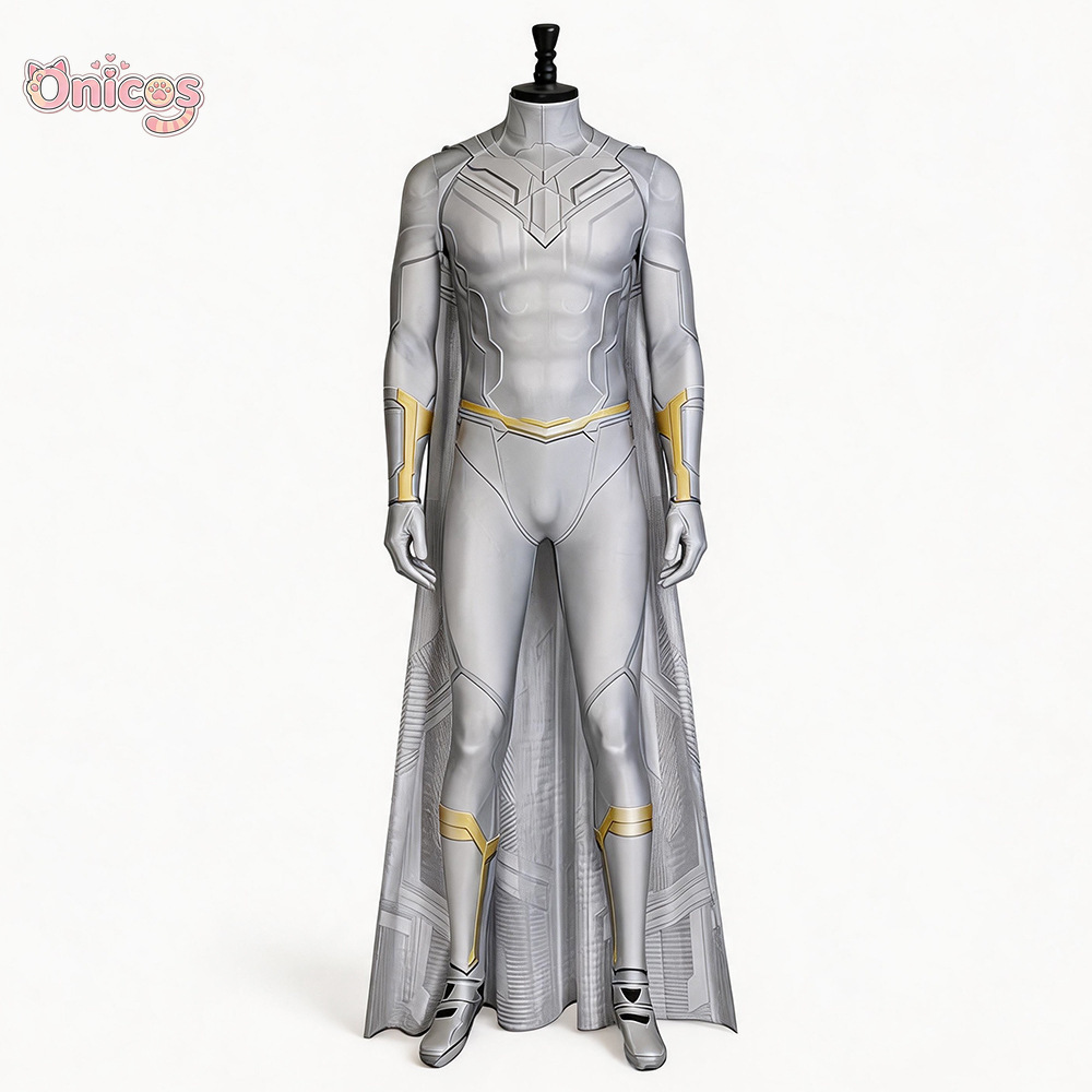 Anime Cosplay Male - Wandavision Vision Cosplay Kostüm Beyaz Erkek