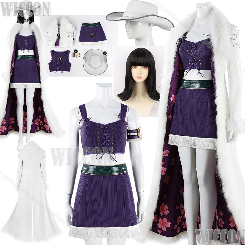 Cosplay Anime Black Hair - Nico Anime Filmi Robin cosplay Kostümü