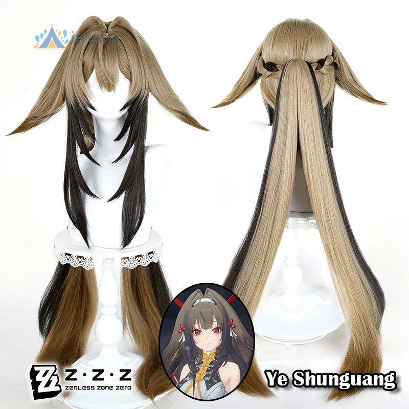Anime Cosplay Girl With Black Hair - Zenless Zone Zero Ye Shunguang Cosplay