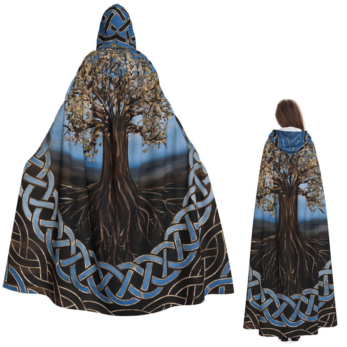 Anime Cosplay Drawing - Celtic Hayat Ağacı Yggdrasil Çizimi Uzun