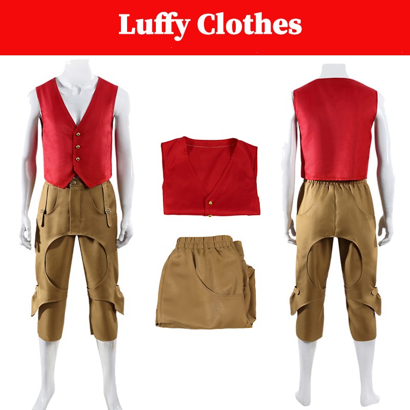 Live Action Anime Cosplay - Luffy Giyim 2026 Canlı Aksiyon TV