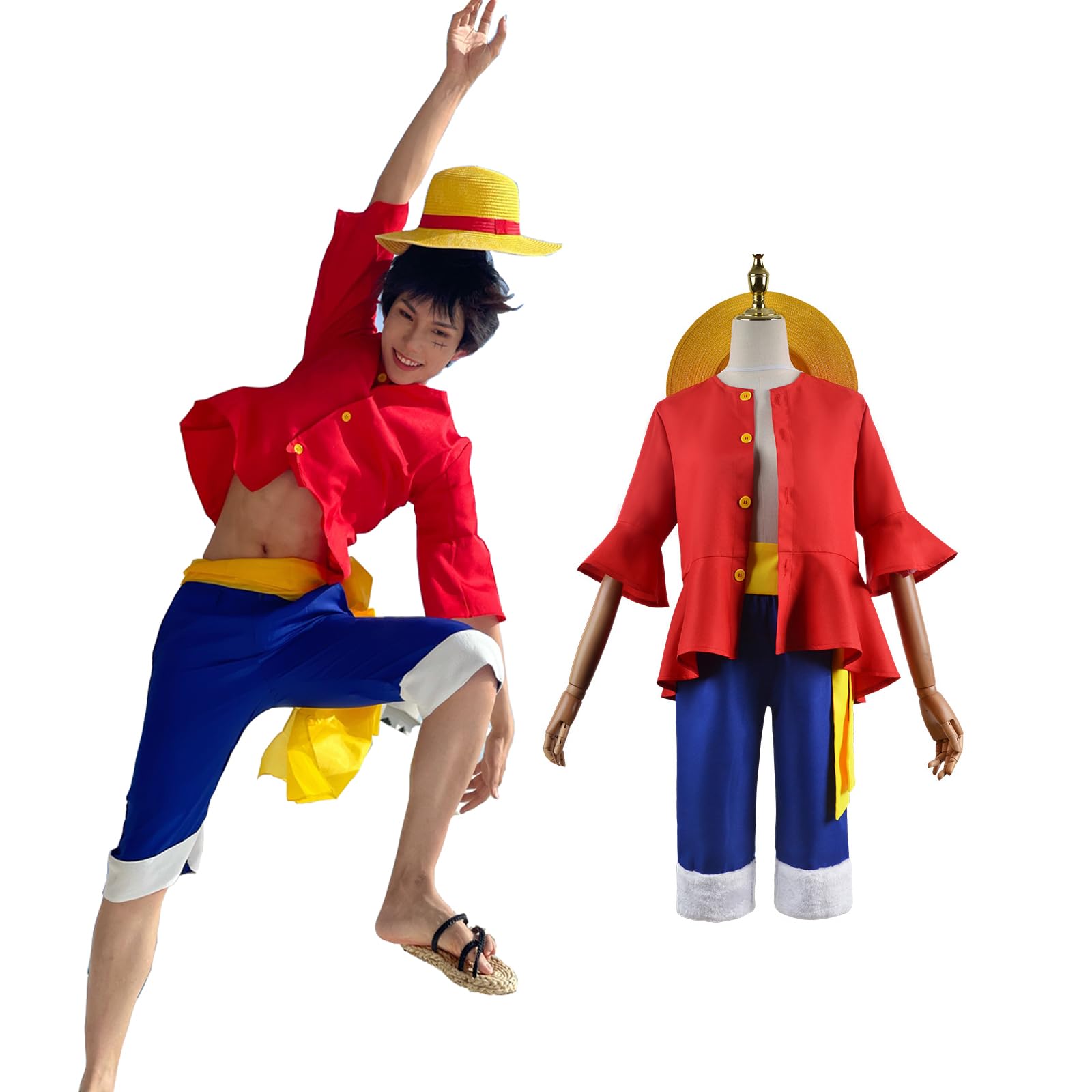 Anime Cosplay Pics - Anime Maymun D Luffy Cosplay Kostümleri