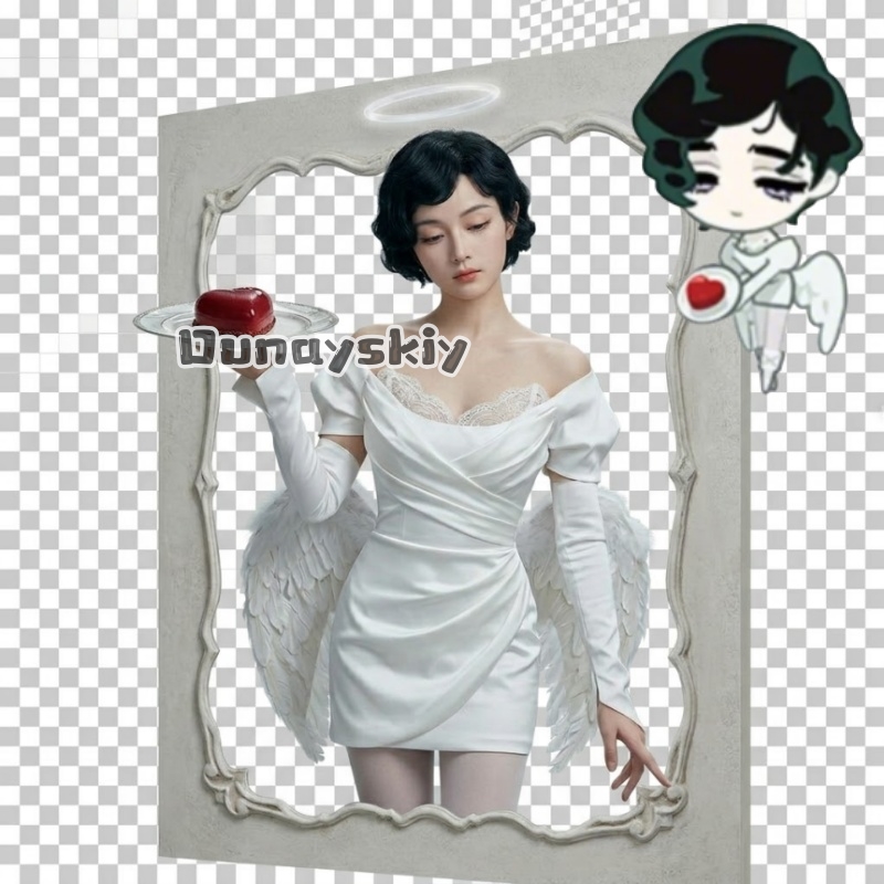 Cosplay Anime Black Hair - Sua Yeni Giysi Diyagramı Cosplay Kostüm
