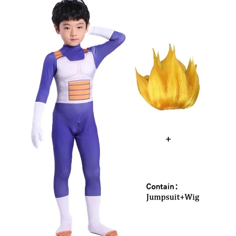 Yetişkin Son Goku Kostümü Vege - Cosplay Anime Black Hair incelemesi ve fiyatı