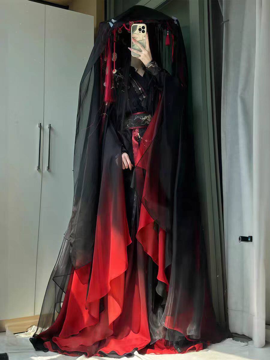 Unisex Antik Çin Xianxia Robe  - Anime Cosplay Red incelemesi ve fiyatı