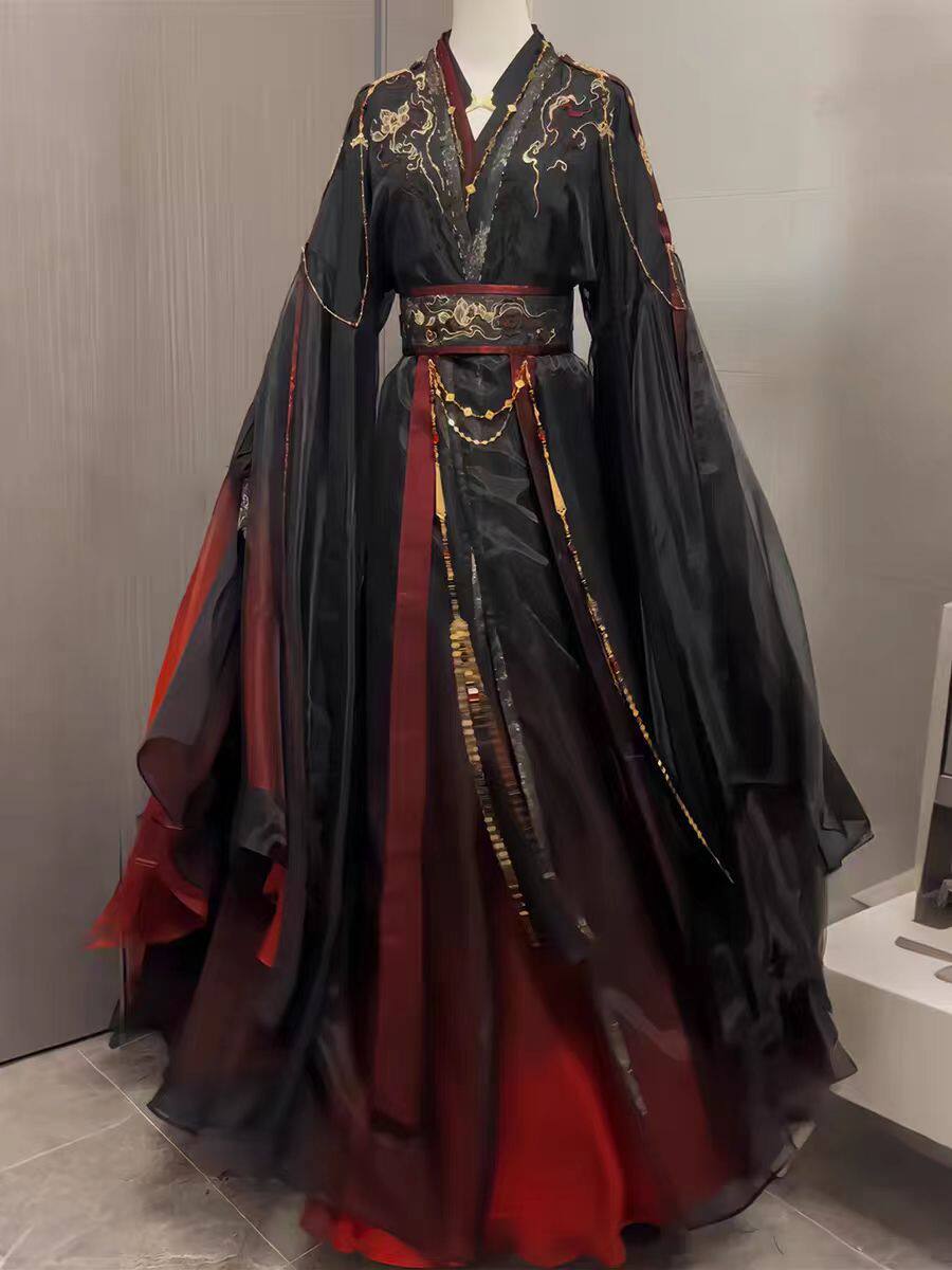 Unisex Antik Çin Xianxia Robe  - Anime Cosplay Red incelemesi ve fiyatı