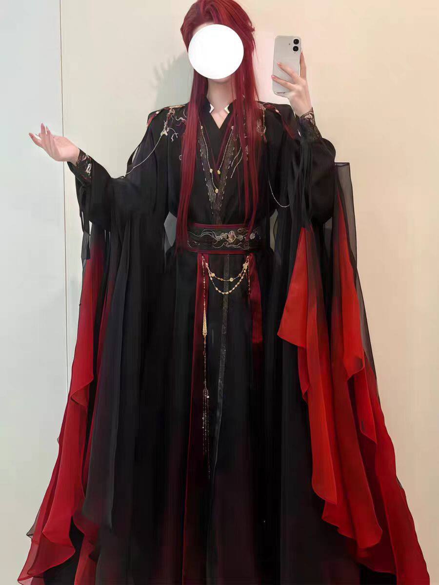 Unisex Antik Çin Xianxia Robe  - Anime Cosplay Red incelemesi ve fiyatı