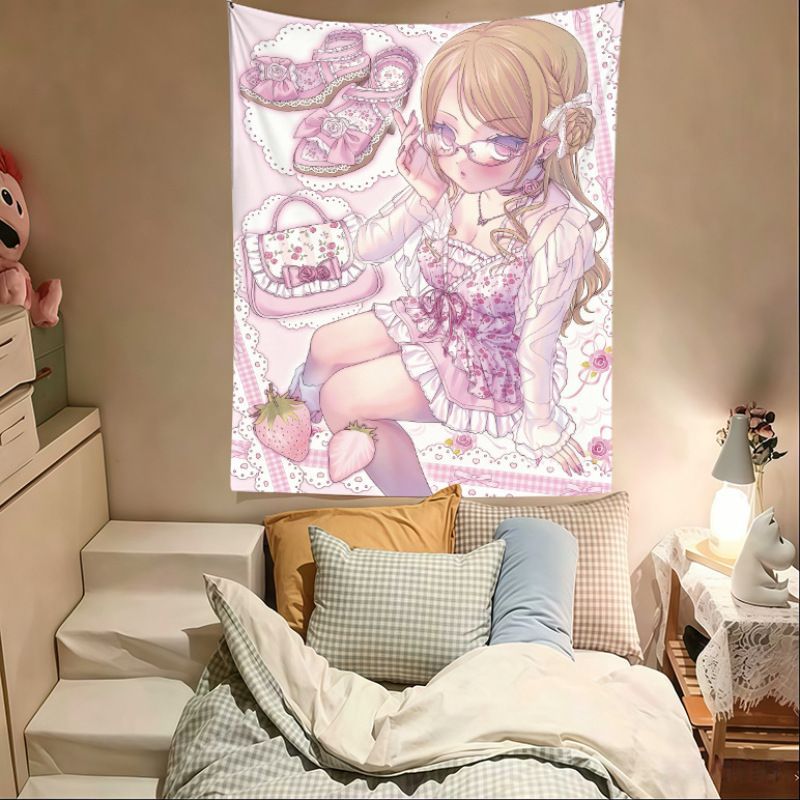 VIKAMA Pembe Anime Kız Gobleni - Anime Cosplay Girl Photo incelemesi ve fiyatı