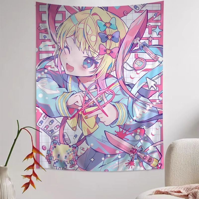 VIKAMA Pembe Anime Kız Gobleni - Anime Cosplay Girl Photo incelemesi ve fiyatı