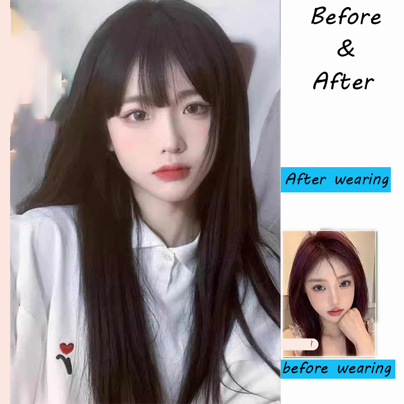 Sentetik Kore Siyah Uzun Düz S - Anime Cosplay Korean Girl incelemesi ve fiyatı