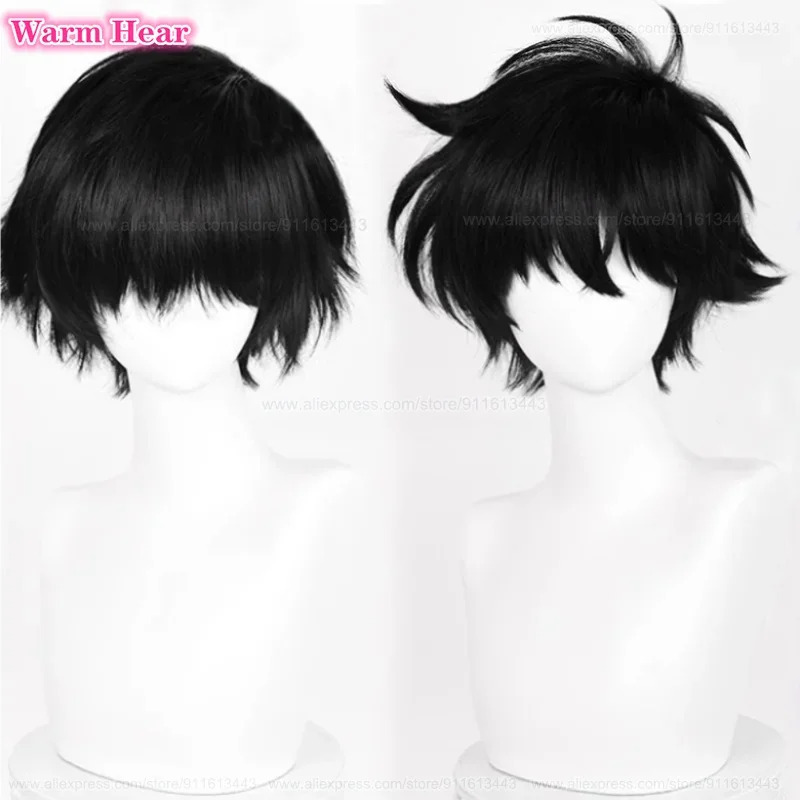 Kuroba Kaito Sentetik Kısa 28  - Cosplay Anime Black Hair incelemesi ve fiyatı