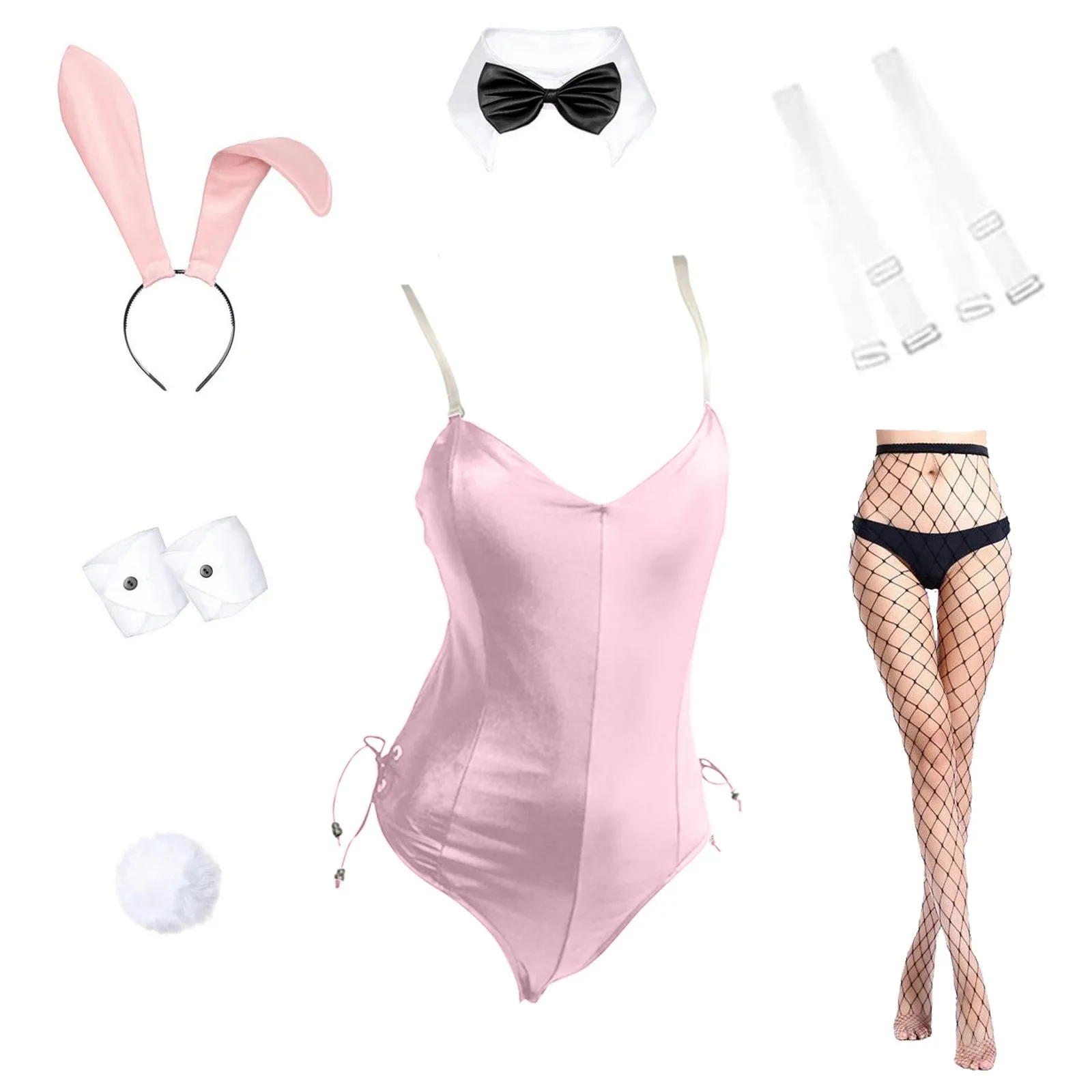 2025 kadın tavşan kız takım el - Anime Cosplay Bodysuit incelemesi ve fiyatı