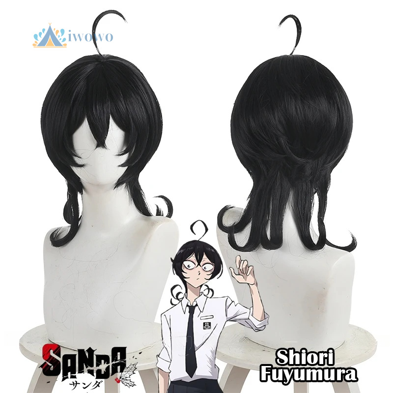 Anime Sanda Shiori Fuyumura Co - Anime Cosplay Girl With Black Hair incelemesi ve fiyatı