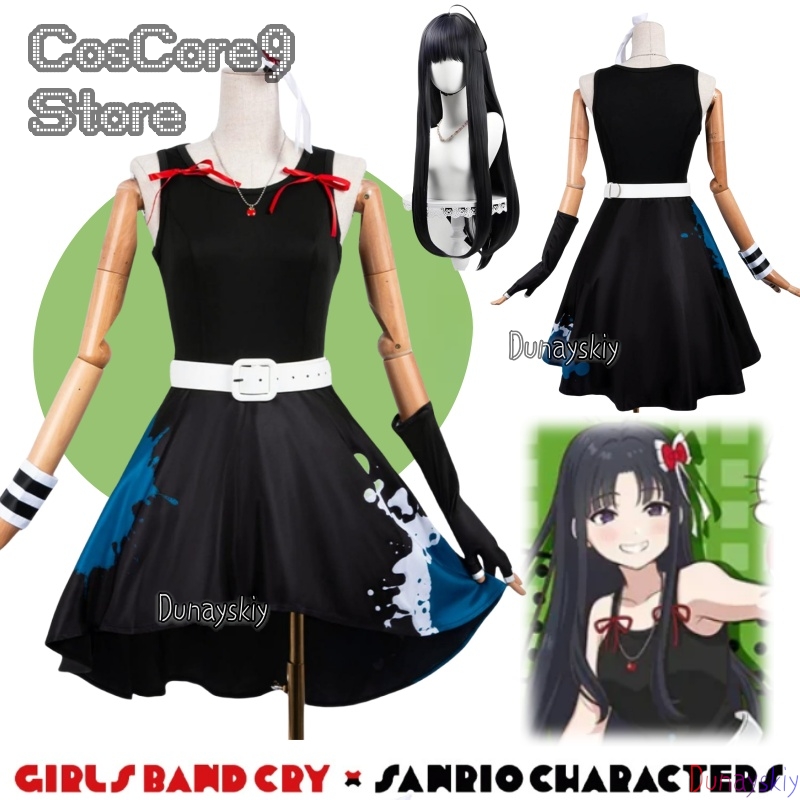 Subaru Awa Cosplay 코스프레 Siyah  - Anime Cosplay Girl With Black Hair incelemesi ve fiyatı