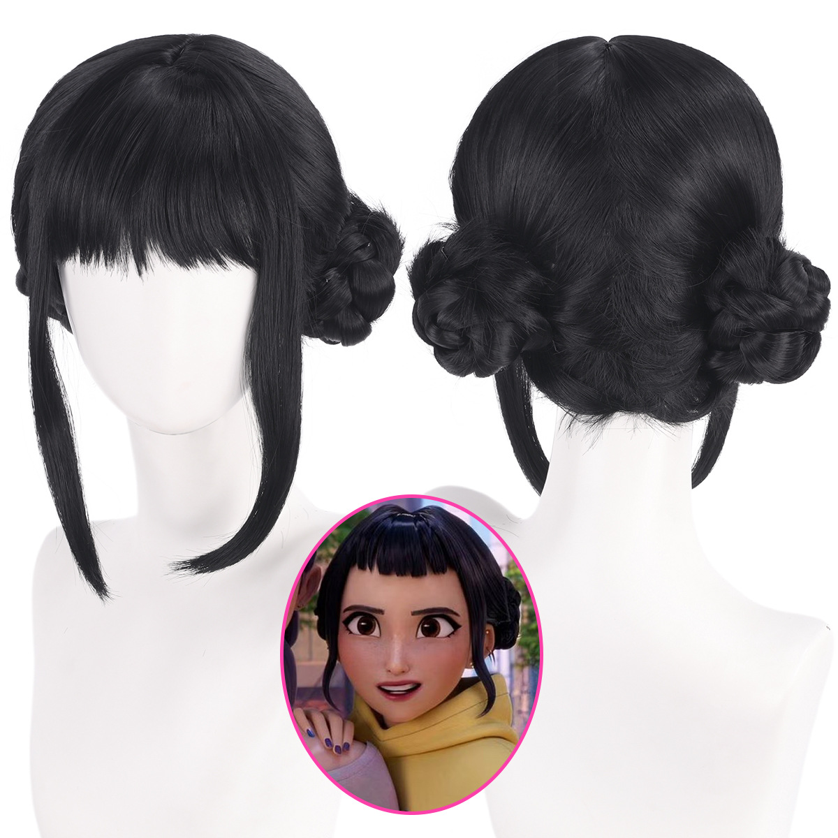 Zoey Cosplay Peruk 33 cm Siyah - Anime Zoey Cosplay incelemesi ve fiyatı