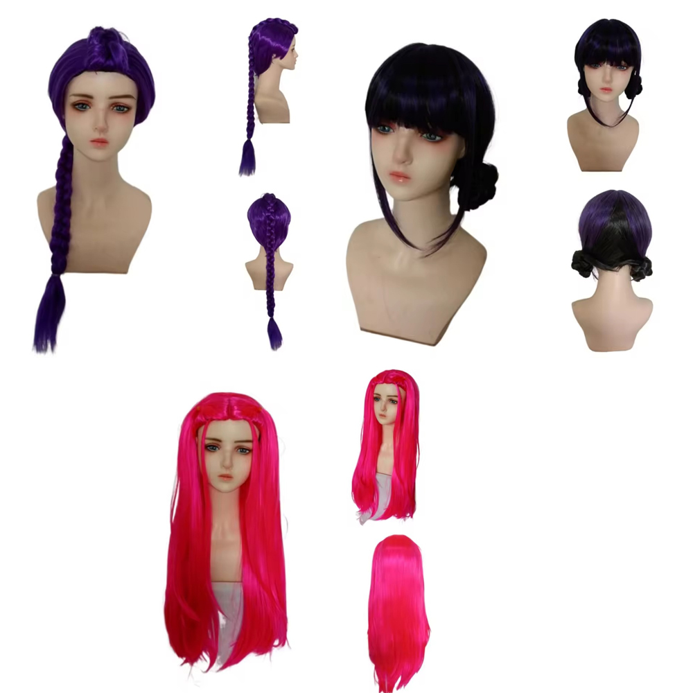 Anime Uzun Mor Örgülü Saç Uzat - Anime Cosplay Girl With Black Hair incelemesi ve fiyatı