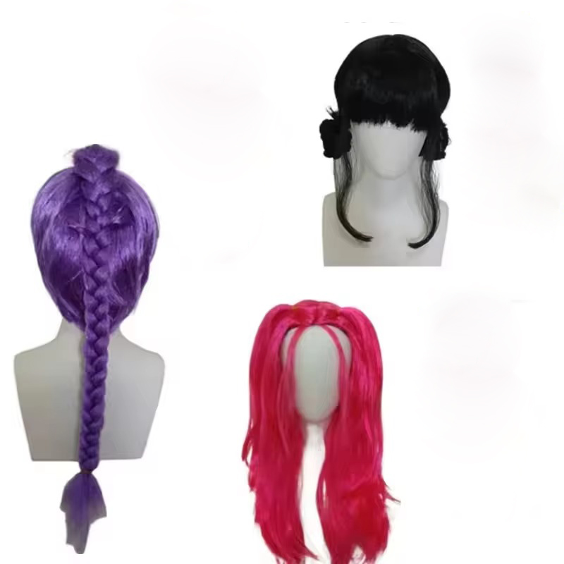 Anime Uzun Mor Örgülü Saç Uzat - Anime Cosplay Girl With Black Hair incelemesi ve fiyatı