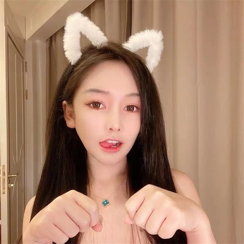 Sevimli Tüylü Yavru Kedi Kulak - Anime Cosplay Korean Girl incelemesi ve fiyatı