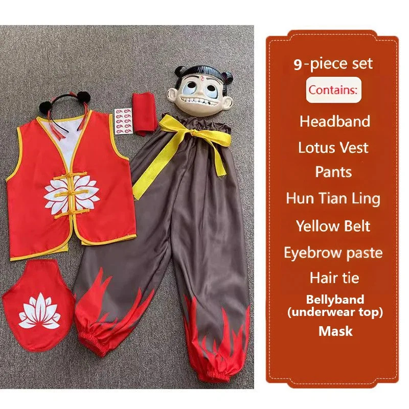 11 Parça Nezha 2 Anime Cosplay - Anime Cosplay Girl Photo incelemesi ve fiyatı