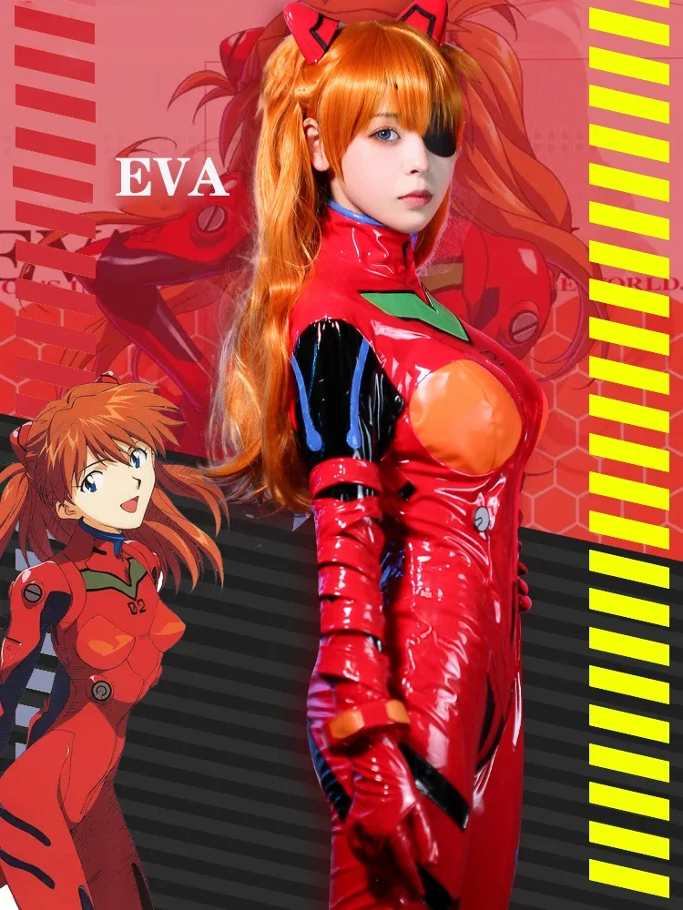 Yeni Eva Shikinami Asuka Langl - Anime Cosplay Bodysuit incelemesi ve fiyatı